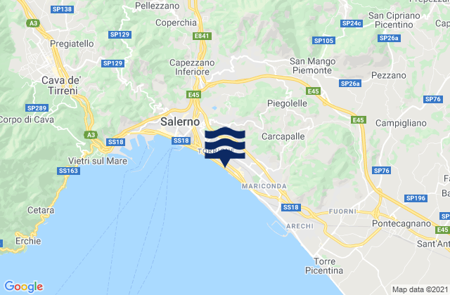 Salerno, Italy潮水