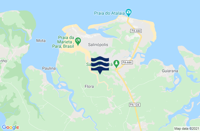 Salinópolis, Brazil潮水