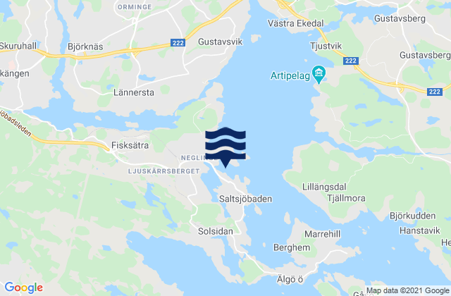 Saltsjöbaden, Sweden潮水