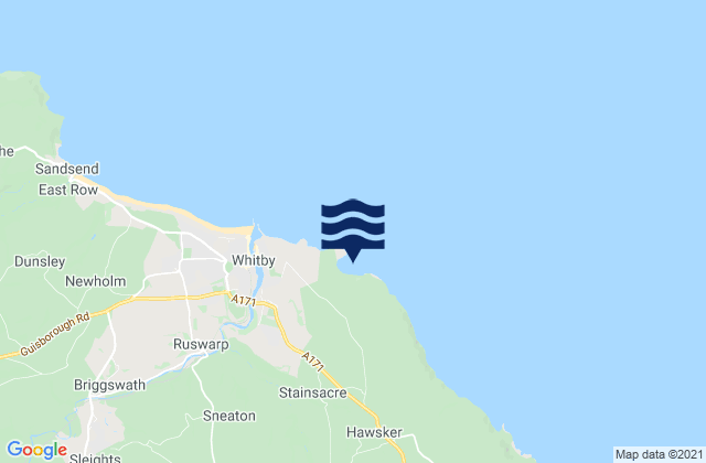Saltwick Bay, United Kingdom潮水