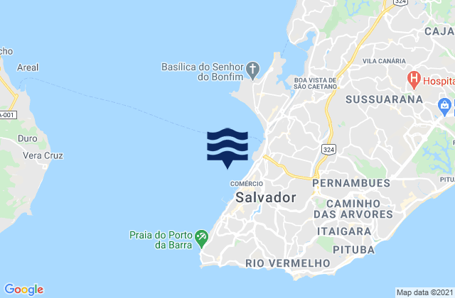 Salvador, Brazil潮水