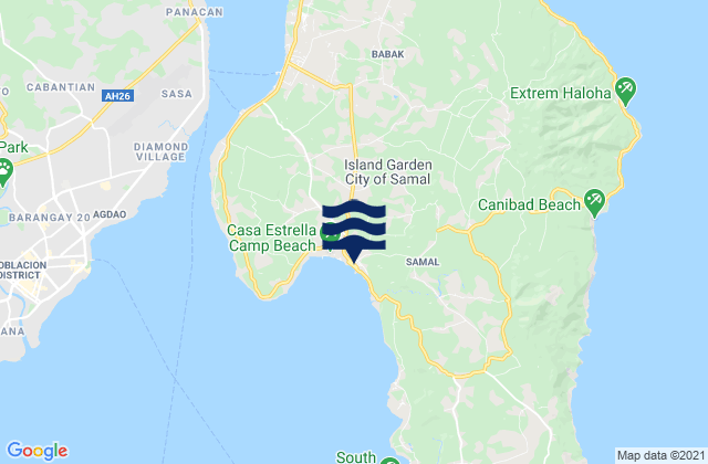 Samal, Philippines潮水