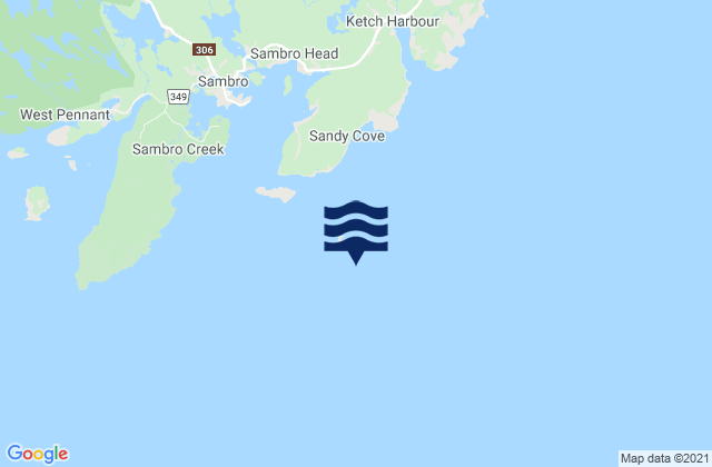 Sambro Island, Canada潮水