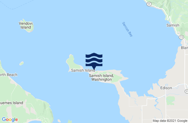 Samish Island, United States潮水