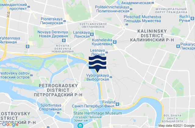 Sampsonievskiy, Russia潮水