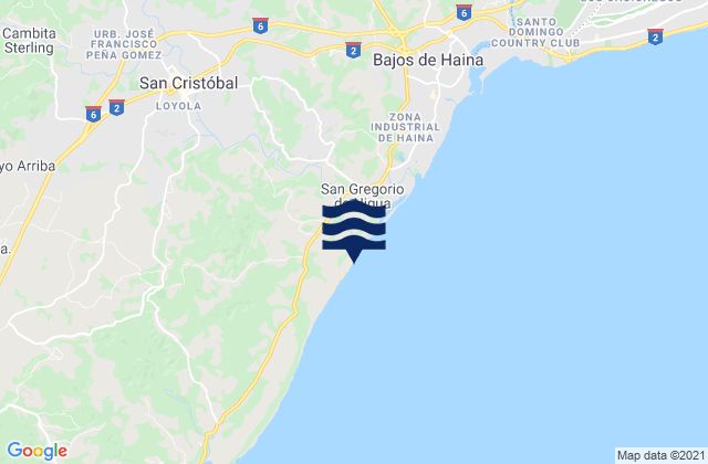 San Cristóbal, Dominican Republic潮水