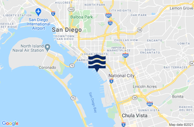 San Diego County, United States潮水