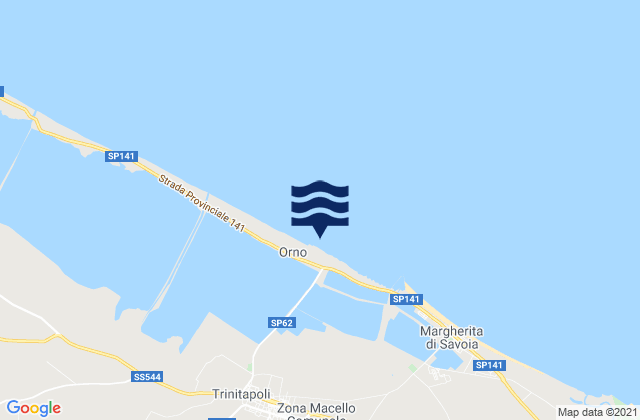 San Ferdinando di Puglia, Italy潮水