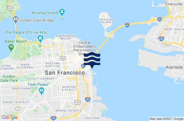 San Francisco, United States潮水