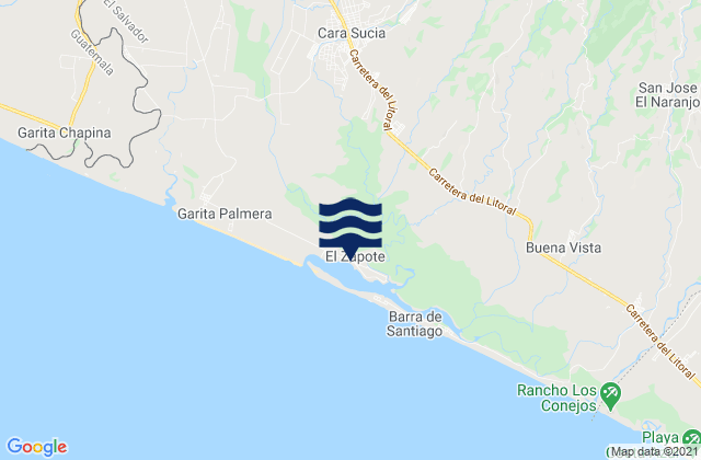San Francisco Menéndez, El Salvador潮水