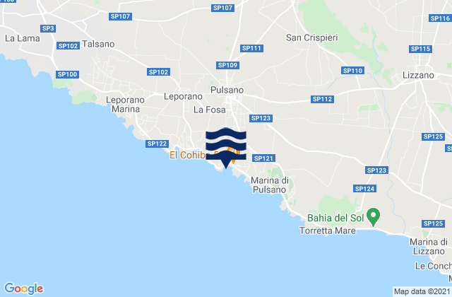 San Giorgio Ionico, Italy潮水