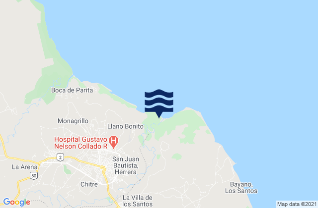 San Juan Bautista, Panama潮水