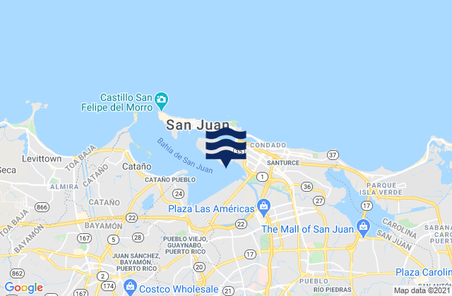 San Juan, Puerto Rico潮水