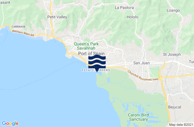 San Juan/Laventille, Trinidad and Tobago潮水