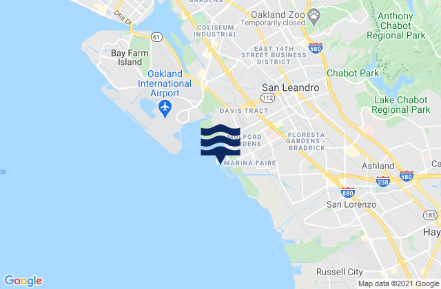 San Leandro Marina, United States潮水