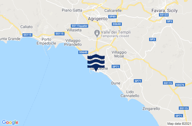 San Leone Mosè, Italy潮水