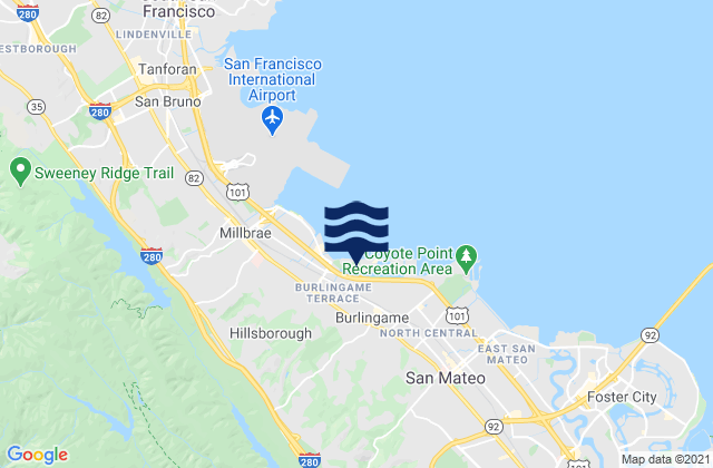 San Mateo, United States潮水
