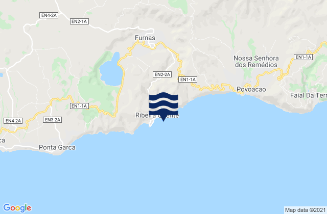 San Miguel - Ribeira Quente, Portugal潮水