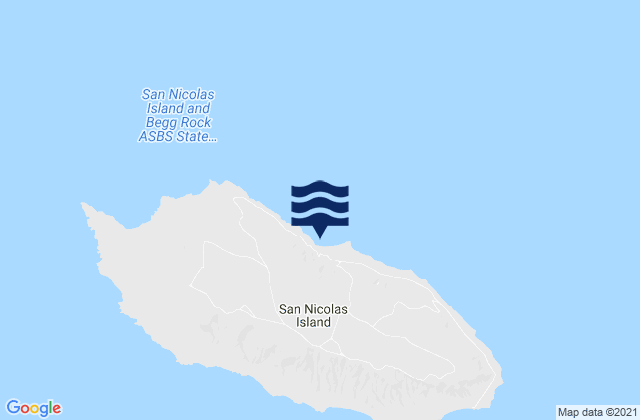 San Nicolas Island, United States潮水