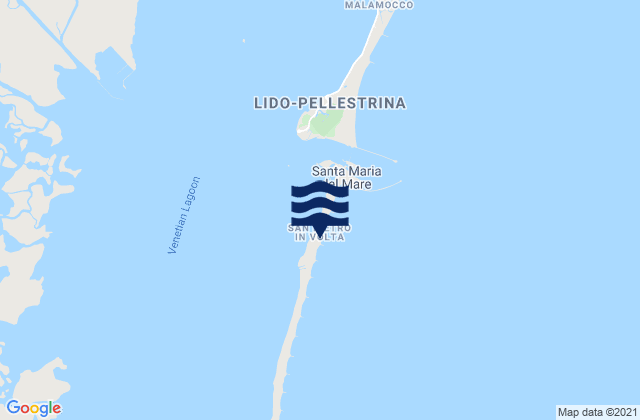 San Pietro in Volta, Italy潮水