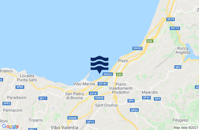 Sant'Onofrio, Italy潮水