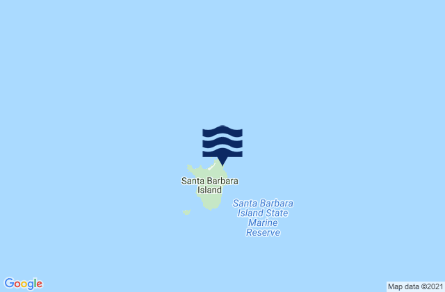 Santa Barbara Island, United States潮水