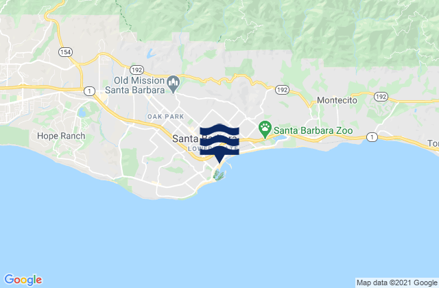 Santa Barbara, United States潮水