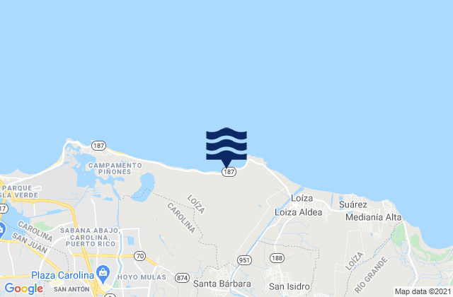 Santa Barbara, Puerto Rico潮水