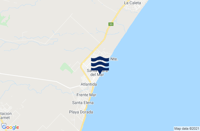 Santa Clara del Mar, Argentina潮水