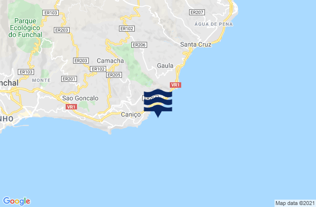 Santa Cruz, Portugal潮水