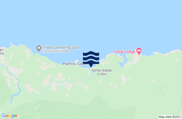 Santa Isabel, Panama潮水