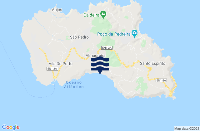 Santa Maria - Praia Formosa, Portugal潮水