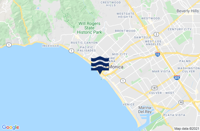 Santa Monica, United States潮水