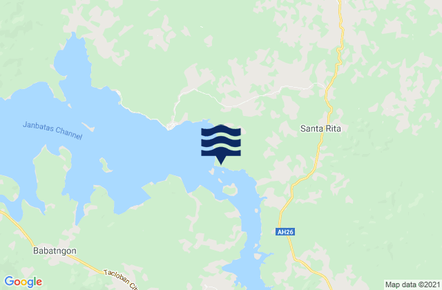 Santa Rita I San Juanico Strait, Philippines潮水