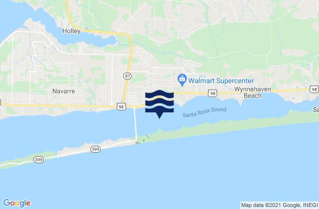 Santa Rosa Sound, United States潮水