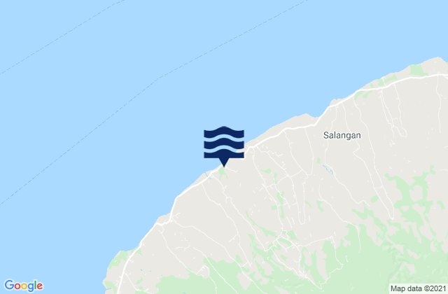 Santong, Indonesia潮水