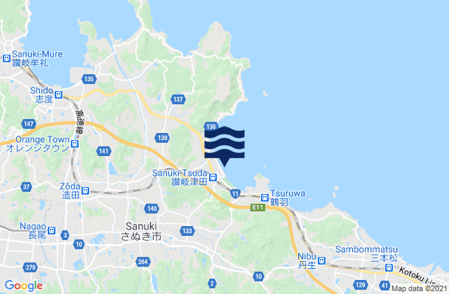 Sanuki-shi, Japan潮水