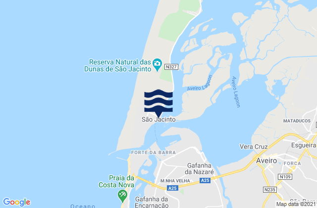 Sao Jacinto, Portugal潮水