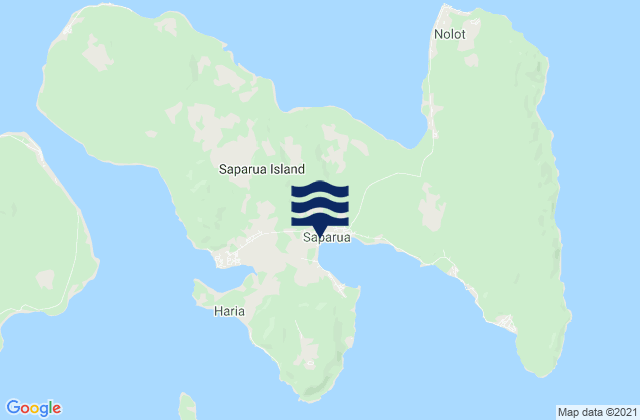 Saparua, Indonesia潮水