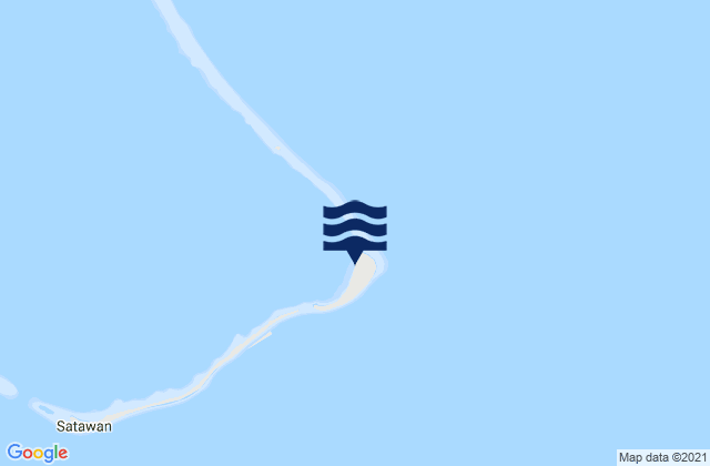 Satawan Anchorage, Micronesia潮水