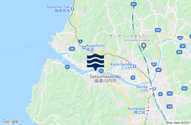 Satsumasendai, Japan潮水