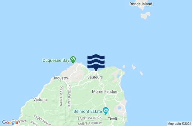 Sauteurs, Grenada潮水
