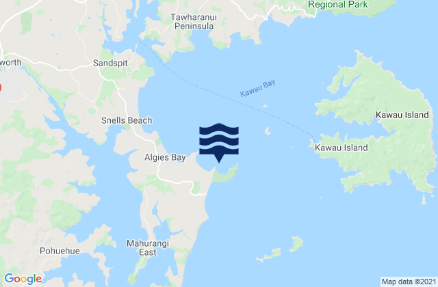 Scandretts Bay, New Zealand潮水