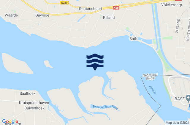 Schaar van de Noord, Netherlands潮水