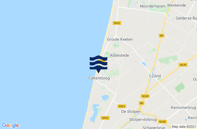Schagen, Netherlands潮水