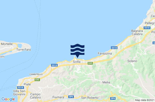 Scilla, Italy潮水