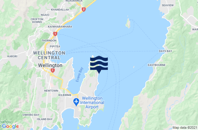 Scorching Bay, New Zealand潮水