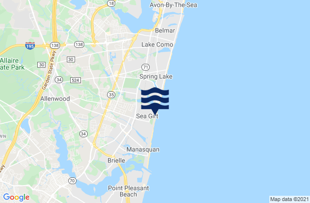 Sea Girt, United States潮水