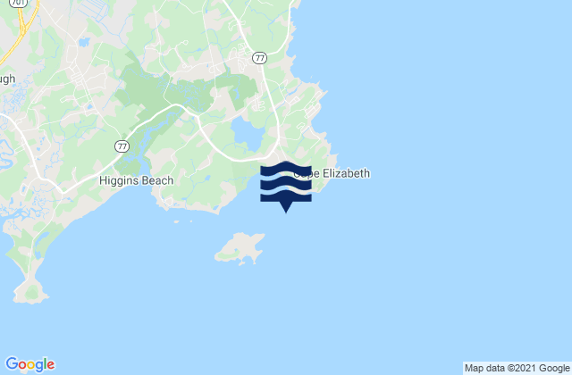 Seal Cove Cape Elizabeth, United States潮水