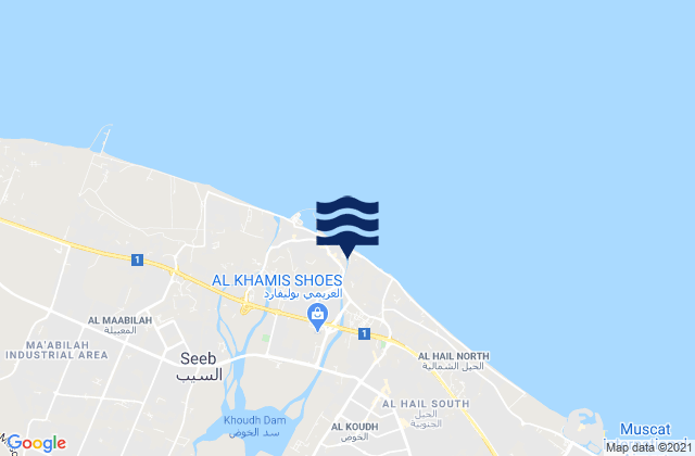 Seeb, Oman潮水
